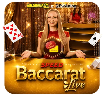 Meja live Speed Baccarat di MrGroup88